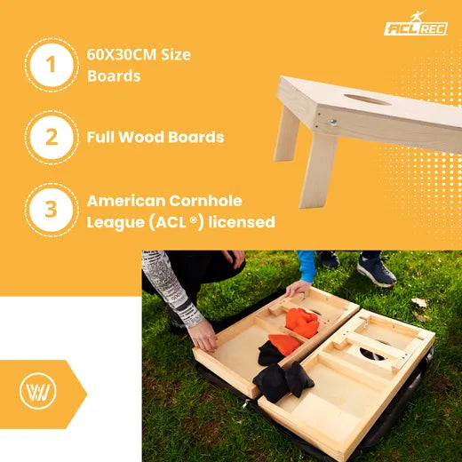 Cornhole Set Mini - Wicked Wood - 10mm Cornhole sets Wicked Wood Games