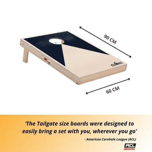 Cornhole Set - 90x60 - Black Cornhole sets Wicked Wood Games