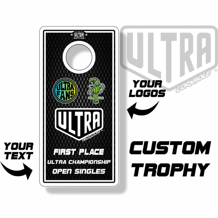 Cornhole Trofee - Prijsbord - 40x20cm Accessoires Wicked Wood Games