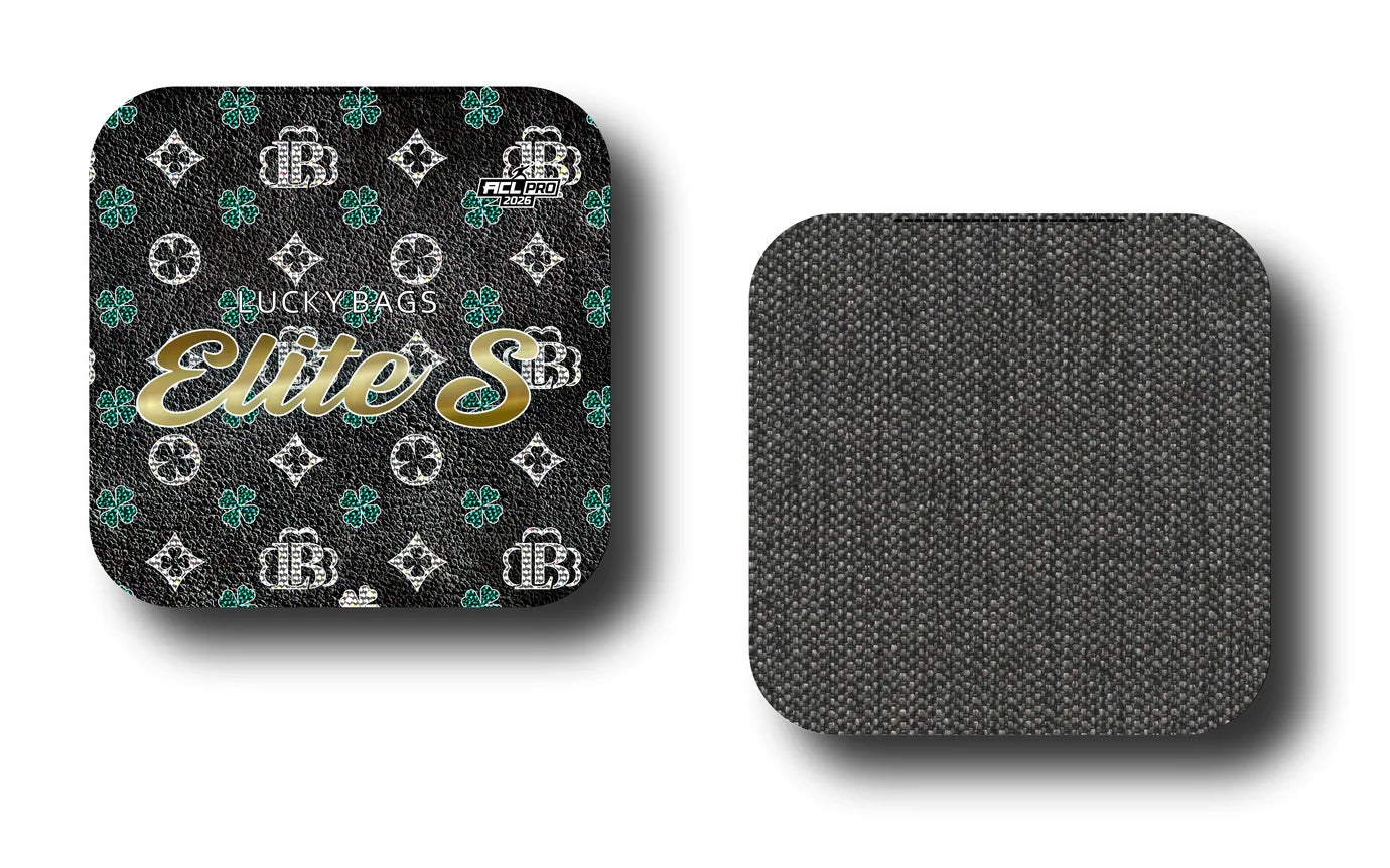 Lucky Bags - Elite S 2026 - ACL Pro Cornhole Bags Lucky Bags Black/Green