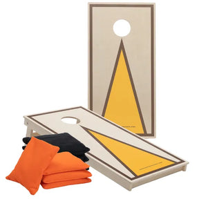 TRIANGLE - Cornhole Set - 2 board / 2x4 zakjes Cornhole sets Wicked Wood Games
