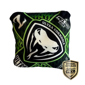 Ultra - Viper-Z Cornhole Bags - ACL Pro 2026 Cornhole Bags Ultra Cornhole Black/Green