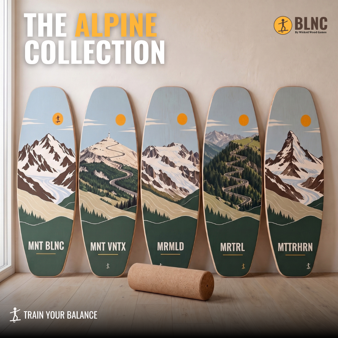 BLNC Balance Boards - COLLEZIONE ALPINE - Roller e Board Stoppers inclusi