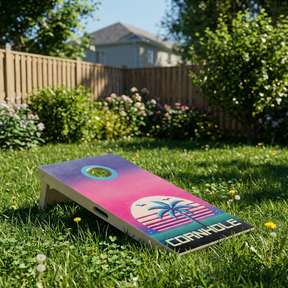 Cornhole Set met Eigen Design - Enkel Board Cornhole sets Wicked Wood Games
