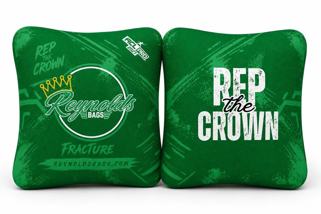 Reynolds Fracture White - ACL Pro 2027 Cornhole Bags